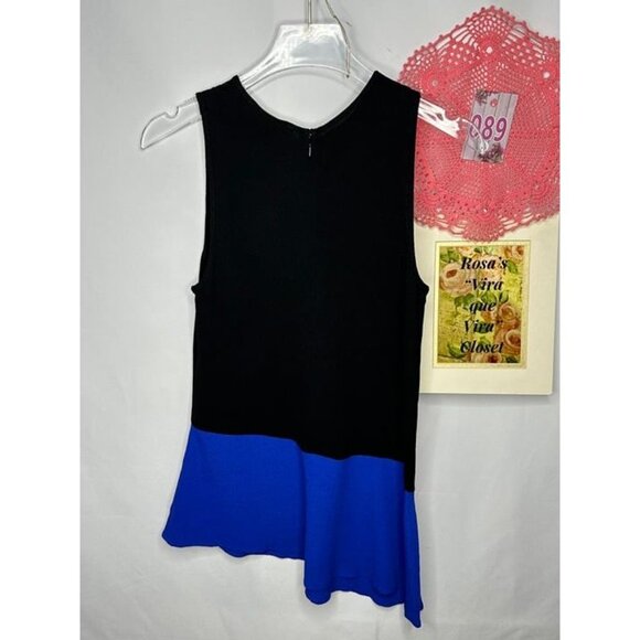 NWT Michael Michael Kors ColorBlock Sleeveless Asymmetrical Top Size XS - Picture 3 of 8